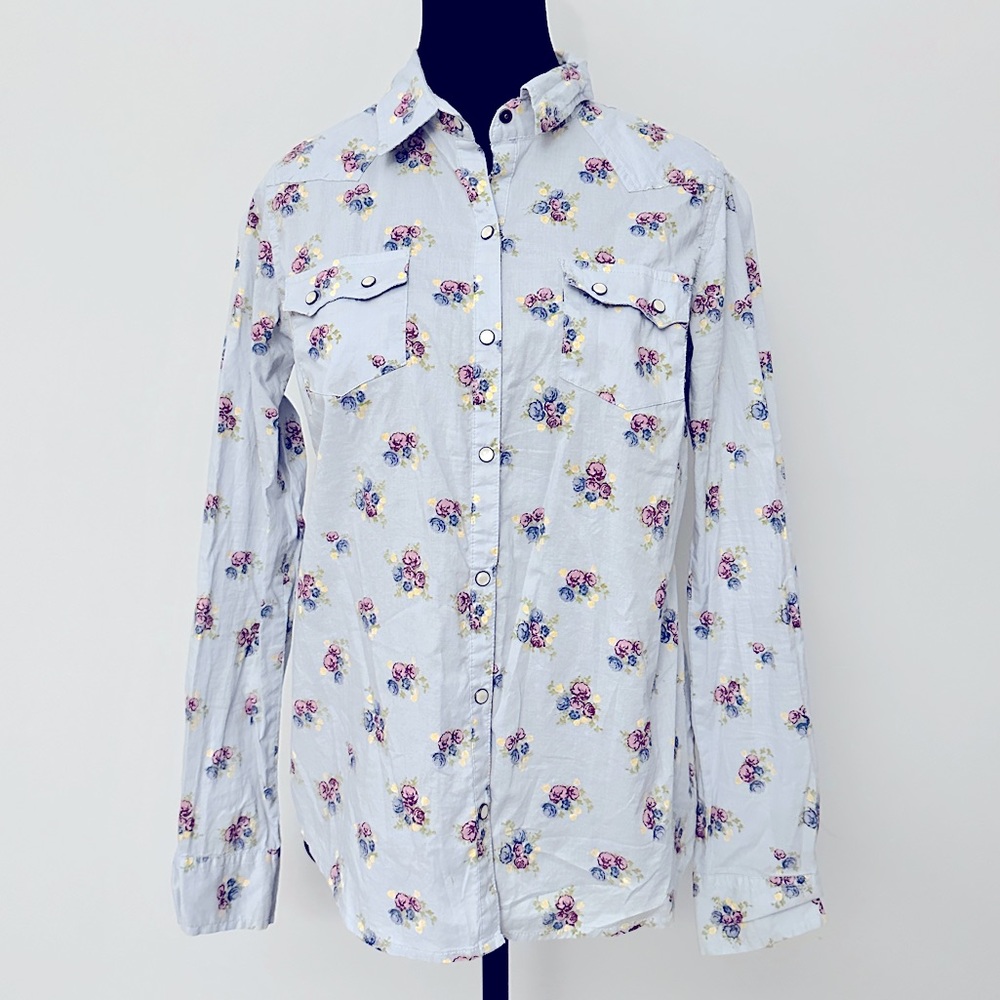 Mossimo Supply Women’s Floral Blouse